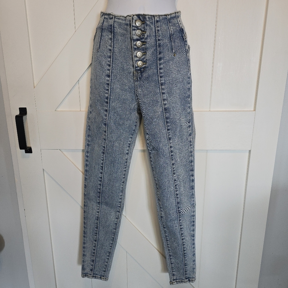 No Boundaries High-Waisted Skinny Jeans - Blue